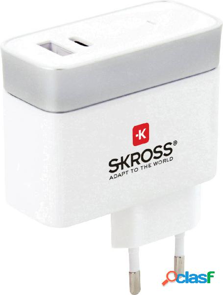 Skross 2.800131 Caricatore USB Presa di corrente Corrente di