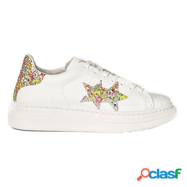 Sneakers 2Star Princess (Colore: white leather - multicolor,