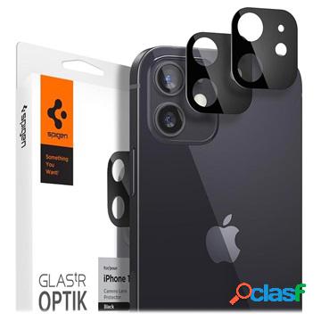 Spigen Optik.tR iPhone 12 Camera Lens Protector - Black