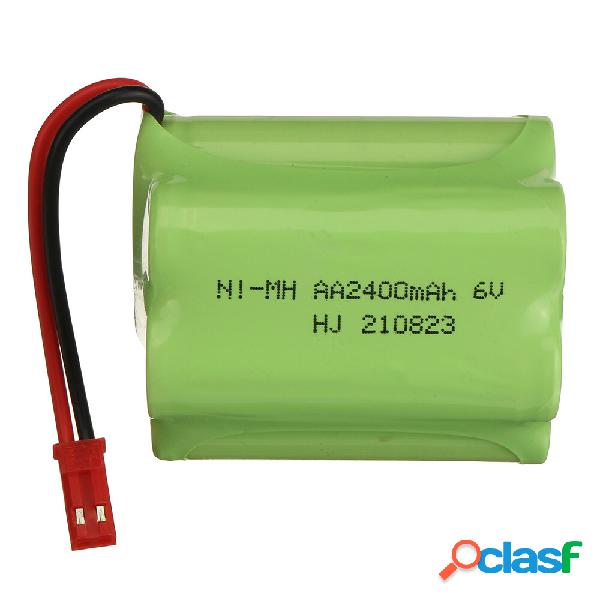 Spina JST/SM HJ 6V 2400mAh AA NIMH Batteria per auto RC