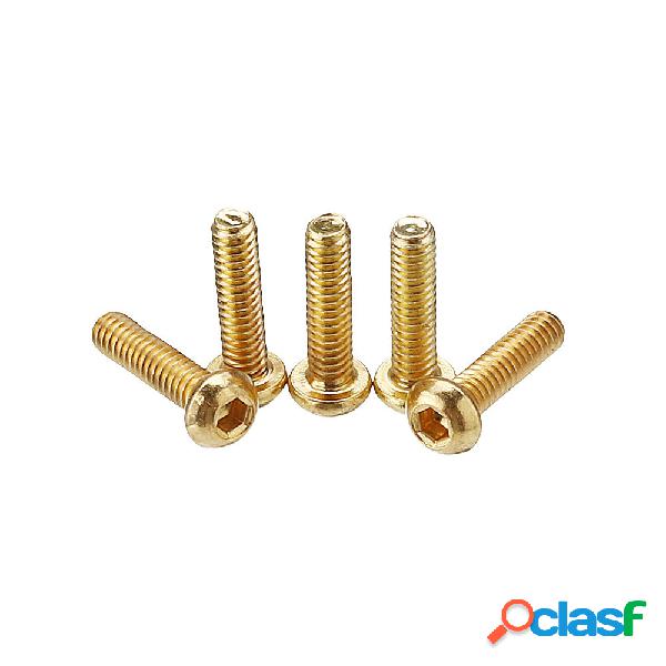 Suleve ™ M2AH2 50 pezzi placcato in titanio M2 esagonale