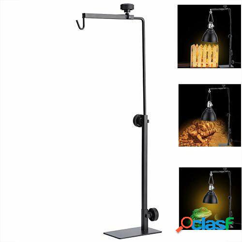 Supporto per luce con staffa in ferro Supporto per rettile