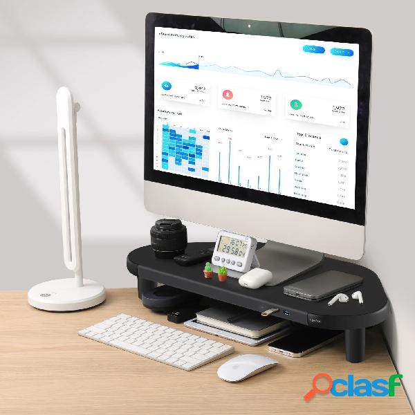 Supporto per monitor ad angolo Vaydeer Riser per monitor con