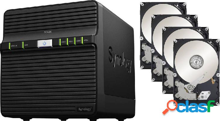 Synology DiskStation DS420j NAS Server 32 TB 4 Bay con 4x