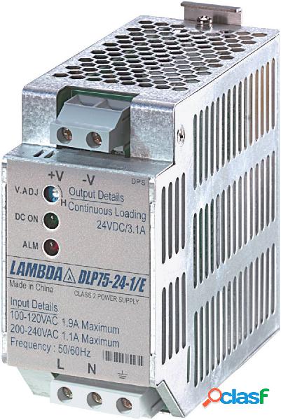 TDK-Lambda DLP75-24-1/E Alimentatore per guida DIN 24 V/DC