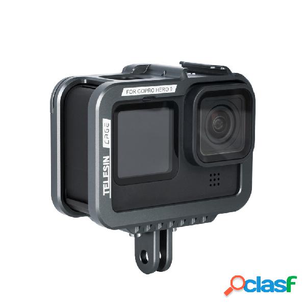 TELESIN Custodia protettiva in alluminio per GoPro Hero 9