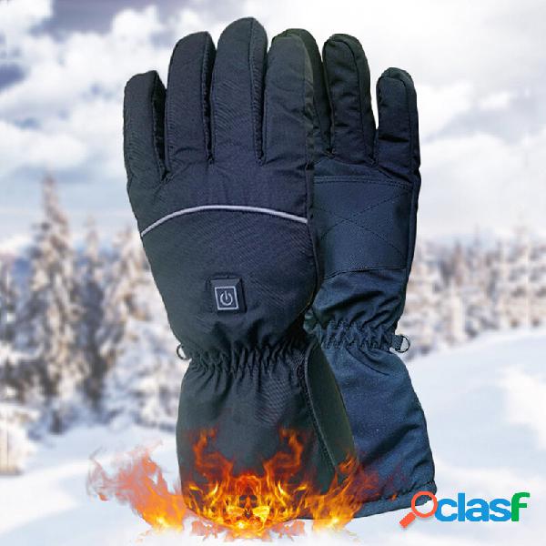 TENGOO Riscaldamento elettrico unisex Guanti Controllo della