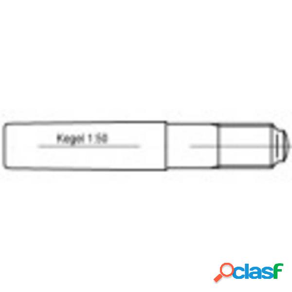 TOOLCRAFT 106163 Spina conica (Ø x L) 6 mm x 45 mm Acciaio