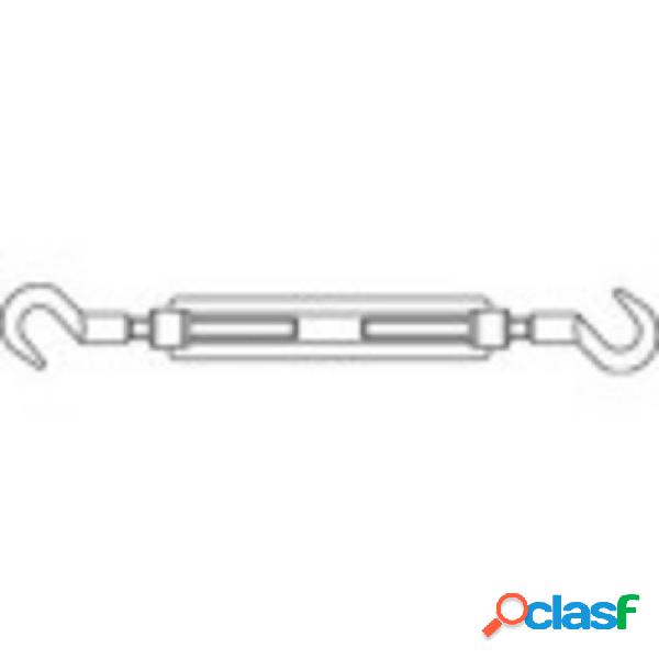 TOOLCRAFT 136618 Tenditore gancio - gancio M6 Acciaio