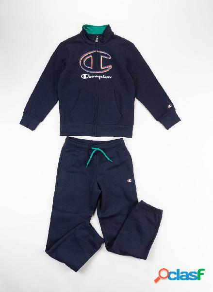 TUTA FULL ZIP LOGO RAGAZZO