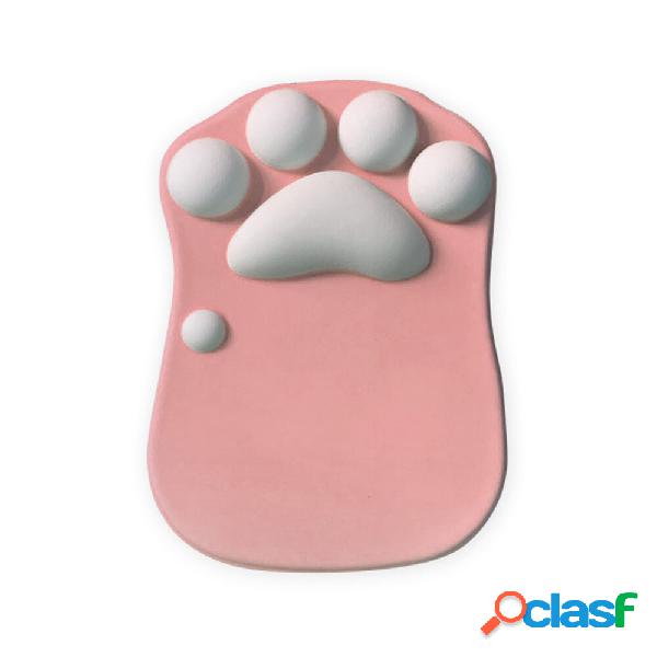 Tappetino per mouse con artiglio di gatto carino 3D Soft