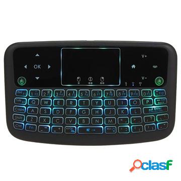 Tastiera wireless retroilluminata / touchpad per Smart TV