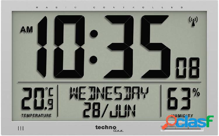 Techno Line WS 8013 Radiocontrollato Orologio da parete 369