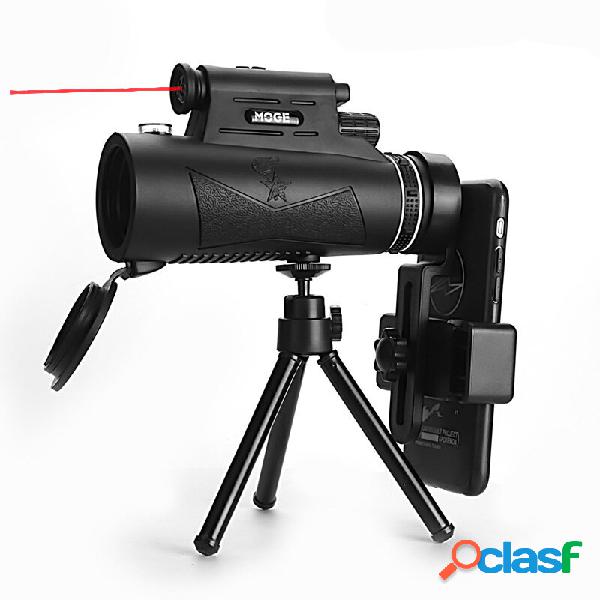 Telescopio Moge 12X50 HD con Laser Adattatore per telefono