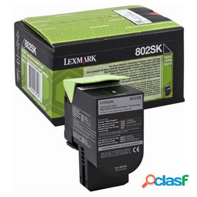 Toner Lexmark 80C2SK0 originale NERO
