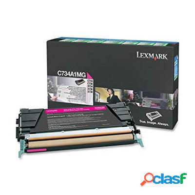 Toner Lexmark C734A1MG originale MAGENTA