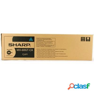 Toner Sharp MX60GTCA originale CIANO