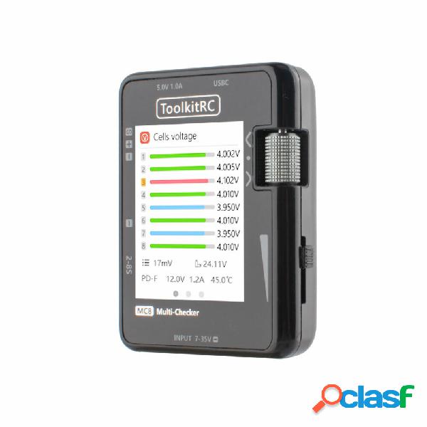 ToolkitRC MC8 Controllore cella Mini Size 32 Bit Batteria