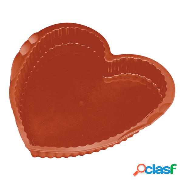 Tortiera Cuore Silicone, peso 0,15 kg