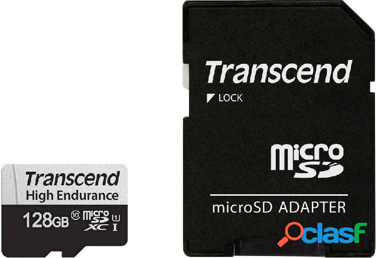 Transcend High Endurance 350V Scheda microSDXC Class 10,
