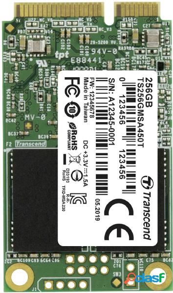 Transcend MSA450T 256 GB Memoria SSD interna mSATA SATA 6