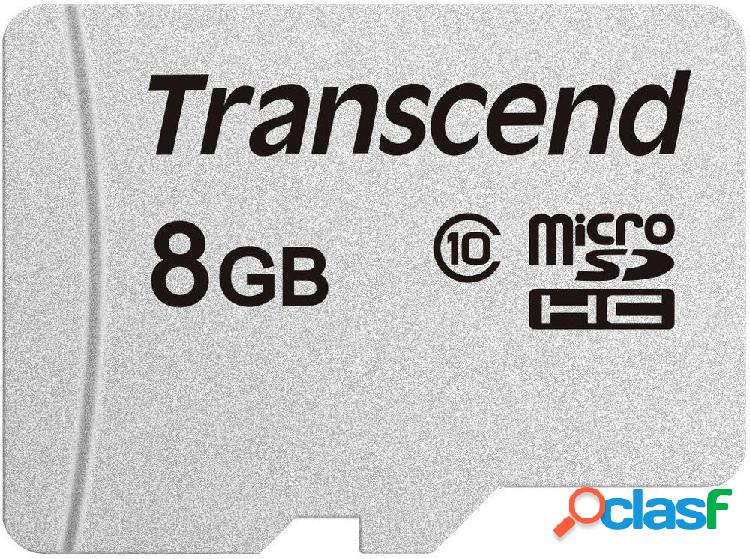 Transcend Premium 300S Scheda microSDHC 8 GB Class 10