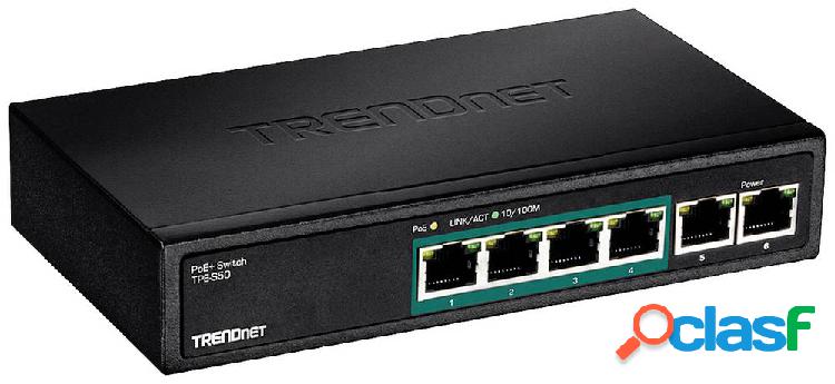 TrendNet TPE-S50 Switch di rete 10 / 100 MBit/s Funzione PoE