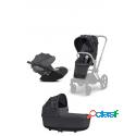 Trio Passeggino Cybex Platinum Priam Simply Flowers dark