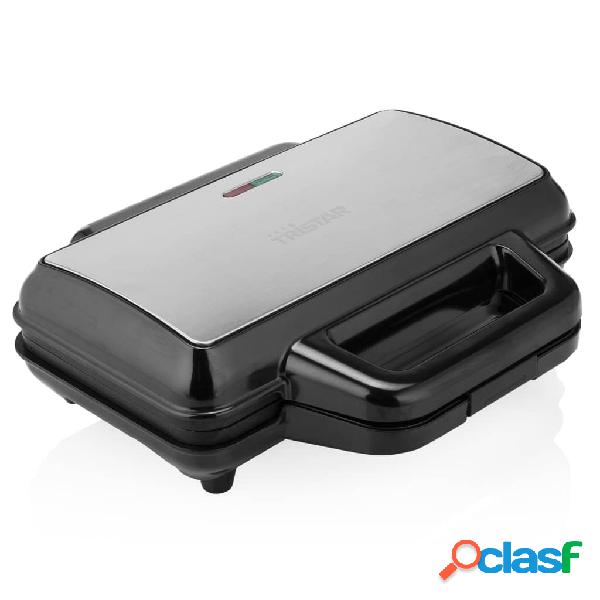 Tristar Piastra per Waffle WF-1171 1000 W Nero e Argento