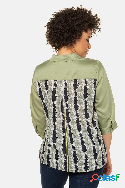 Tunica di Lyocell, righe in stile batik sul retro, maniche a