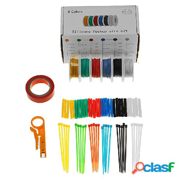 URUAV 60m 30AWG Flessibile Silicone Filo Elettrico Isolato