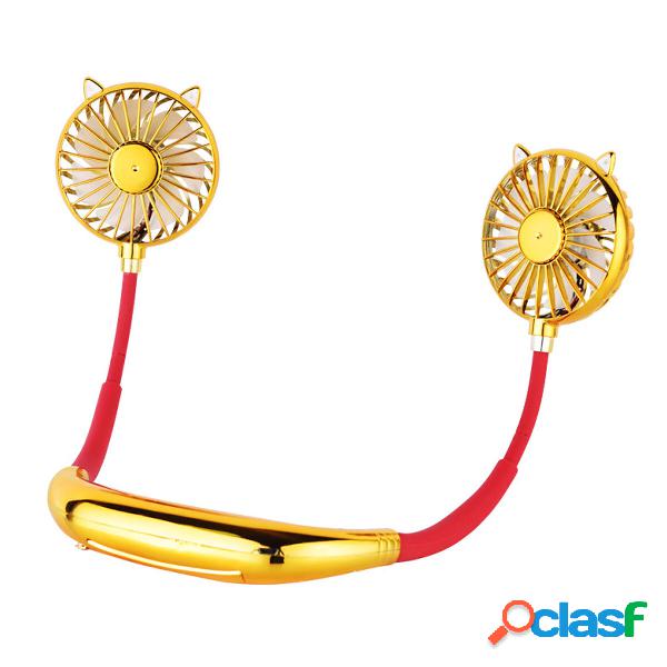 USB ricaricabile Collo Ventilatore sospeso 3 velocità del