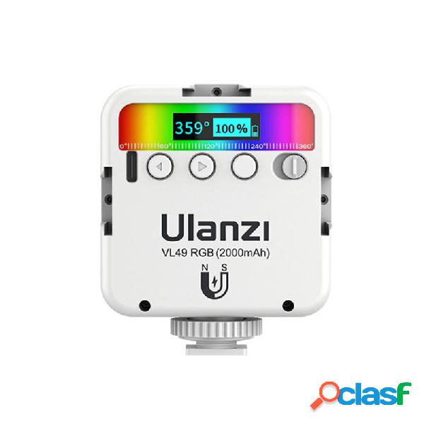 Ulanzi VL49 RGB Full Color LED Video Light 2500K-9000K con