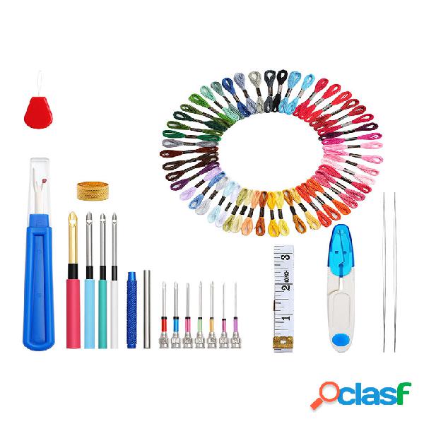 Un set di Magia Ricamo Pen Punch Needle Kit Craft Punto