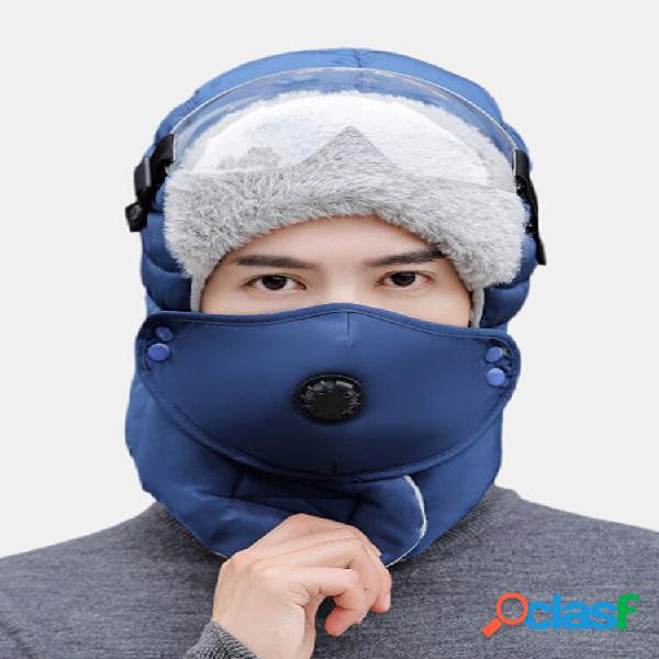Unisex Dacron addensato Plus Velluto con occhiali Orecchio
