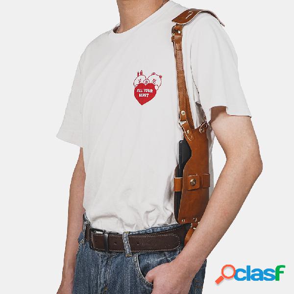 Uomo 6.3 Pollici Porta telefono PU Vita Cintura Borsa Spalla