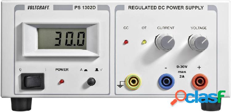 VOLTCRAFT PS-1302 D Alimentatore da laboratorio regolabile 0
