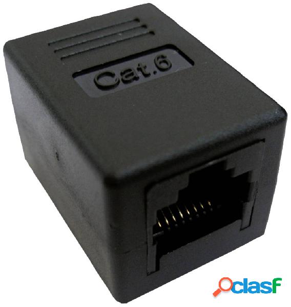 Value Adattatore RJ45 RJ45 Adattatore CAT 6 Nero