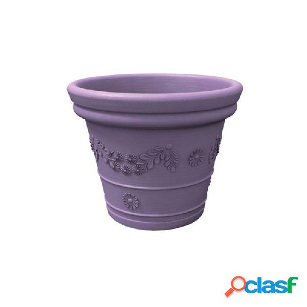 Vaso festonatoTONDO 40cm Glicine
