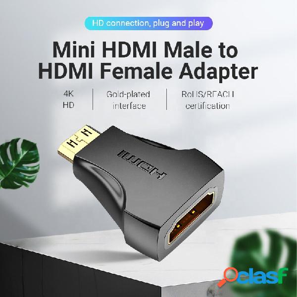 Vention Mini HDMI maschio a HDMI femmina Adattatore 4K 30HZ