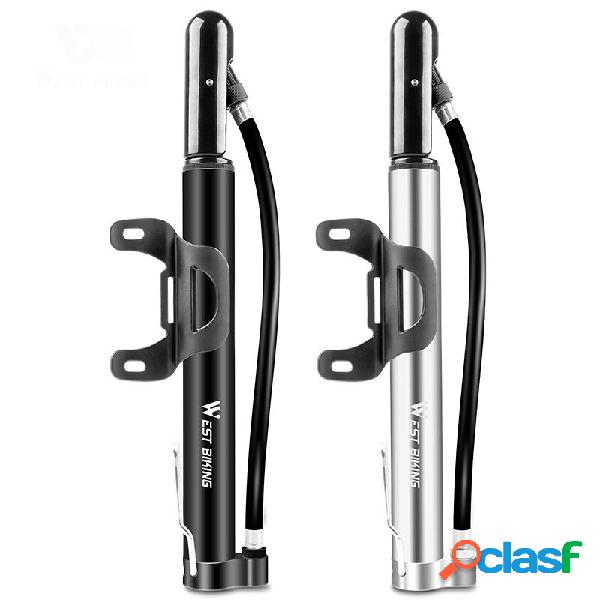 WEST BIKE Pompa a pedale per bicicletta Lega di alluminio