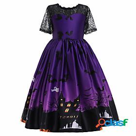 Witch Dress Girls Kids Halloween Halloween Festival /