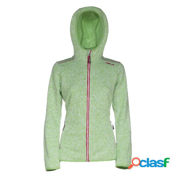 Woman Jacket Fix Hood Bottero Ski (Colore: MINT-B.CO-IBISCO,