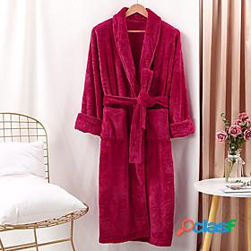 Womens 1 pc Pajamas Robes Gown Simple Fashion Comfort Pure