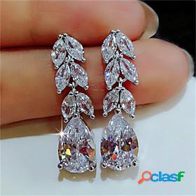Womens Dangle Earrings AAA Cubic Zirconia Mini Star Galaxy