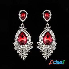 Womens Earrings AAA Cubic Zirconia Floral Theme Round Cut