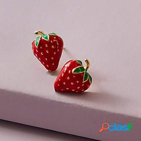 Womens Earrings Classic Fruit Simple Cartoon Romantic Cute