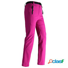 Womens Fleece Lined Pants Hiking Pants Trousers Winter