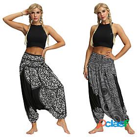 Womens High Waist Yoga Pants Harem Baggy Bloomers Quick Dry