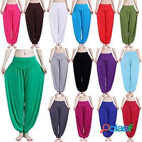 Womens High Waist Yoga Pants Harem Bloomers Breathable Quick